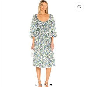 For Love & Lemons Bridget Midi Dress